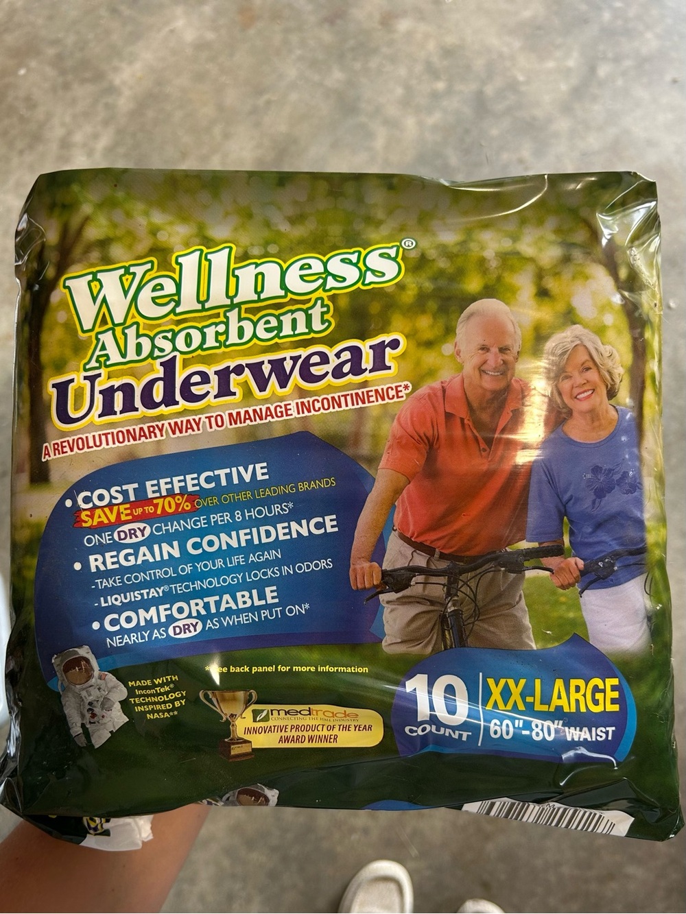 Wellness Absorbent Underwear - XX-Large